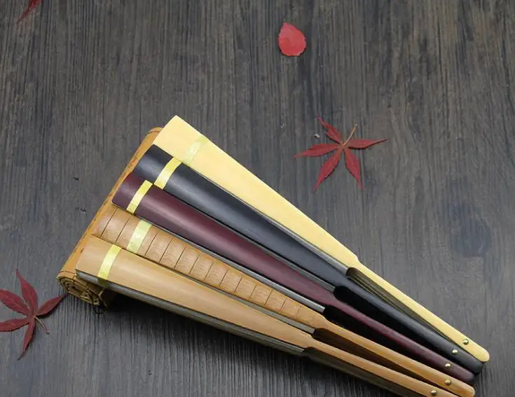 Большая пустая белая рука вентиляторы рисовая бумага Китайский складывающийся