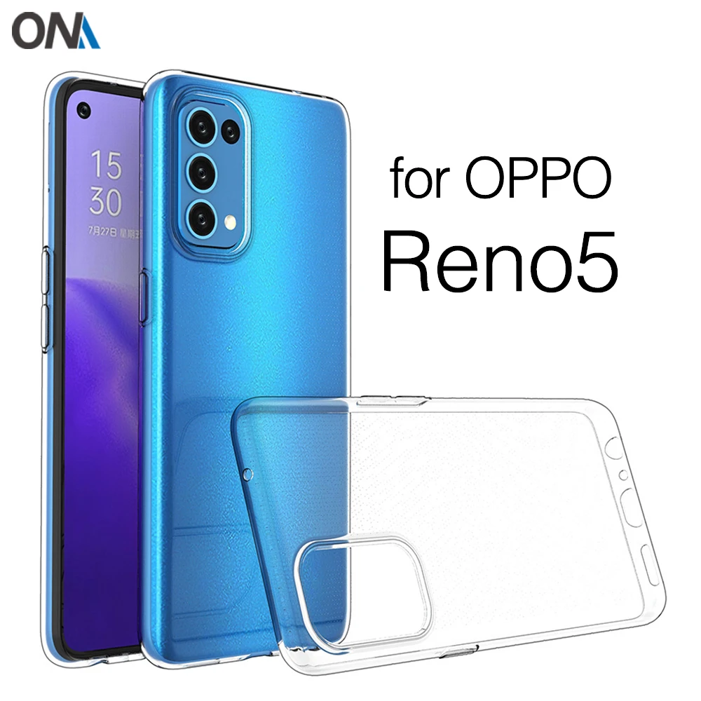 

Ultrathin Phone Back Funda for Oppo Reno 5 4G / Pro 5G Full Cover Case Soft TPU Bags for Reno5 Pro Plus 5G