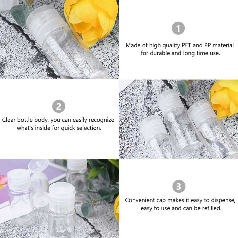 

24pcs Sub-packaging Bottle Travel Lotion Liquid Bottles Dispenser