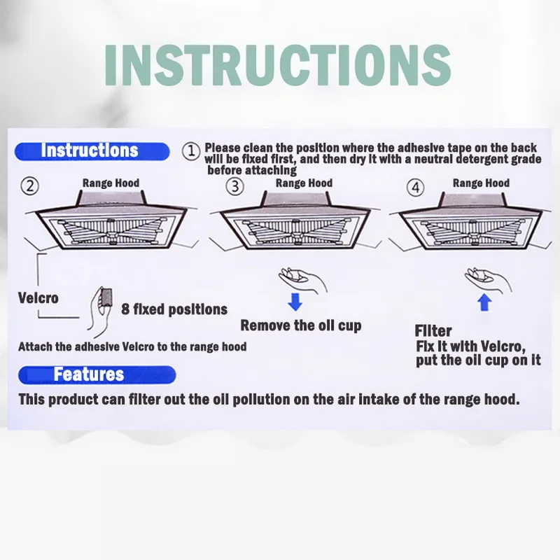 Одноразовая кухонная бумага для масляного фильтра универсальная впитывающая