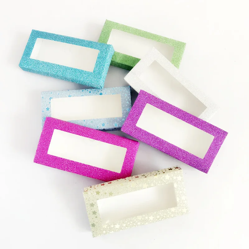 MJS4 Artificial Eyelash Personalized Box False Storage Portable Makeup Packaging | Красота и здоровье