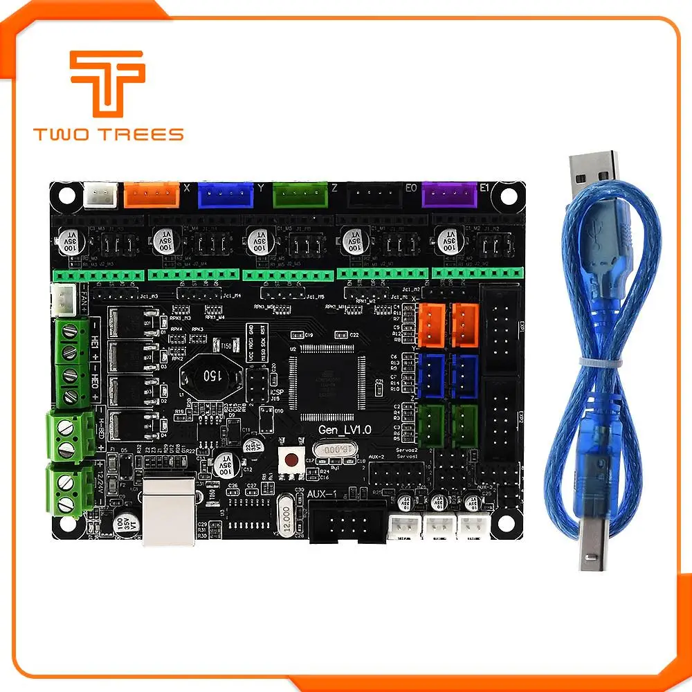 MKS Gen L V1.0 плата управления печатной платы Reprap Ramps 1,4 skr v1.3 поддержка A4988/DRV8825/TMC2208/TMC2130 драйвер для деталей 3d принтера