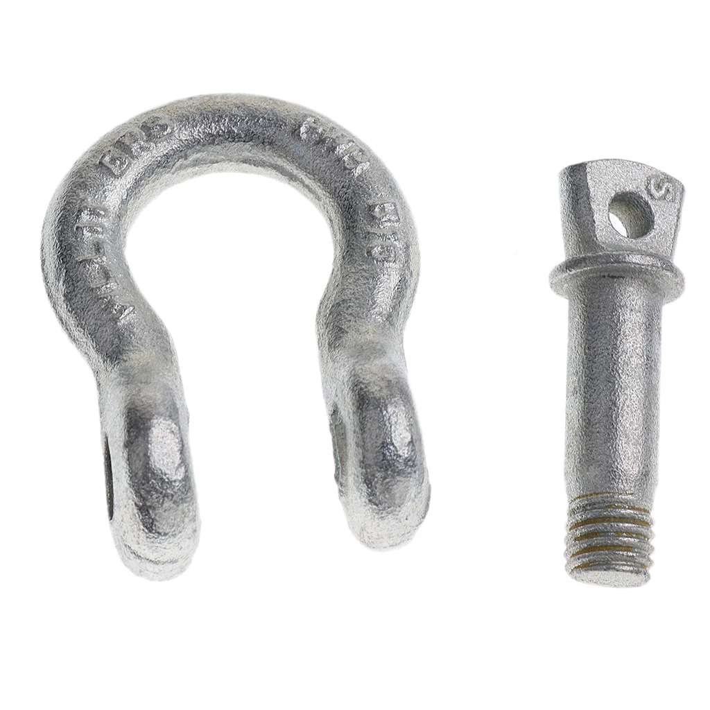 Скобы 3/8 дюйма d образная скоба прочная небьющаяся 1 тонна (2204 фунтов) максимальная