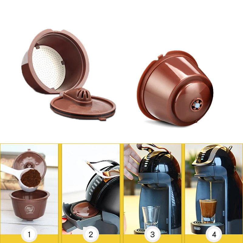 1 шт. многоразовая кофейная Капсульная чашка для Dolce Gusto Nescafe многоразовые