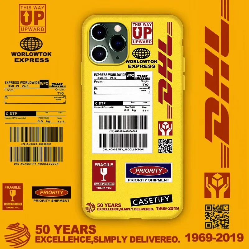 Модный Оригинальный чехол для телефона с узором Dhl Для iPhone 11 pro Xs Max Xr 10 8 7 6 6s Plus