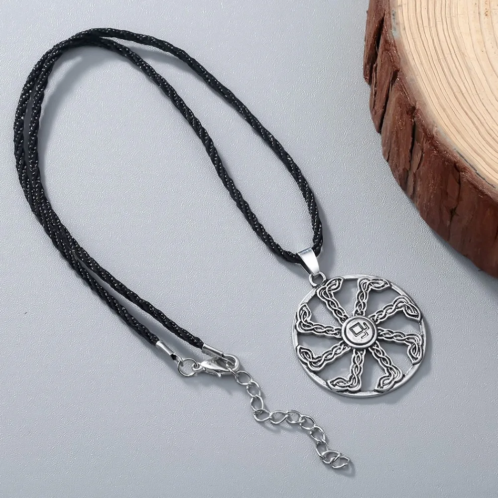 Чандлер хип хоп панк Славянский талисман подвеска Коловрат ожерелье Античная