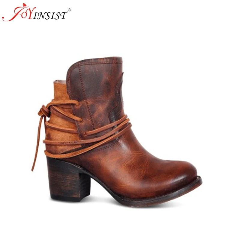 Женские сапоги больших размеров с толстыми ремешками из искусственной кожи на