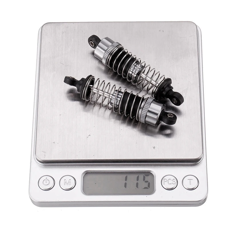 

4PCS Upgraded Aluminum Capped Oil Filled Shock Absorber Damper for HBX 16889 1/16 RC Car Parts M16100A