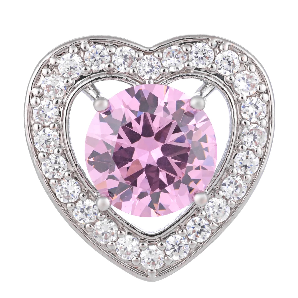 Смешанные сердца стильные новые ювелирные изделия Большой CZ камень