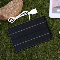 usb solar panel outdoor 5w 5v portable solar charger pane climbing fast charger polysilicon travel diy solar charger generator
