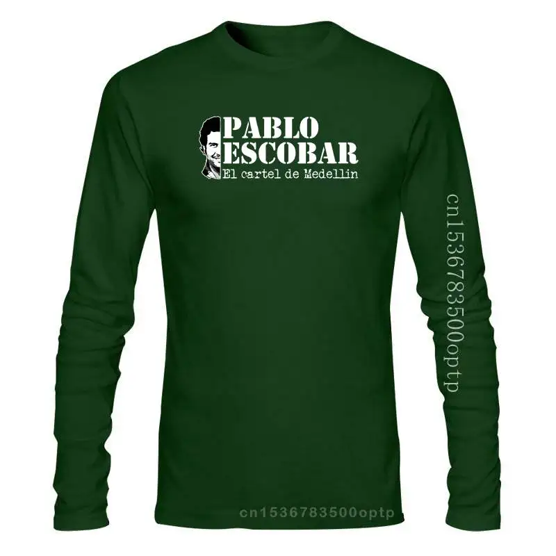 

New Summer 2021 Short Sleeve T-Shirt Men PABLO ESCOBAR Medellin Fashion Cool Sports Tee