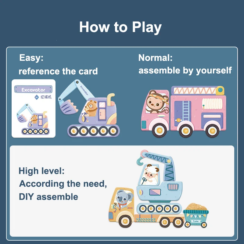 Детский Умный Магнитный пазл-головоломка 3D обучающая доска для рисования