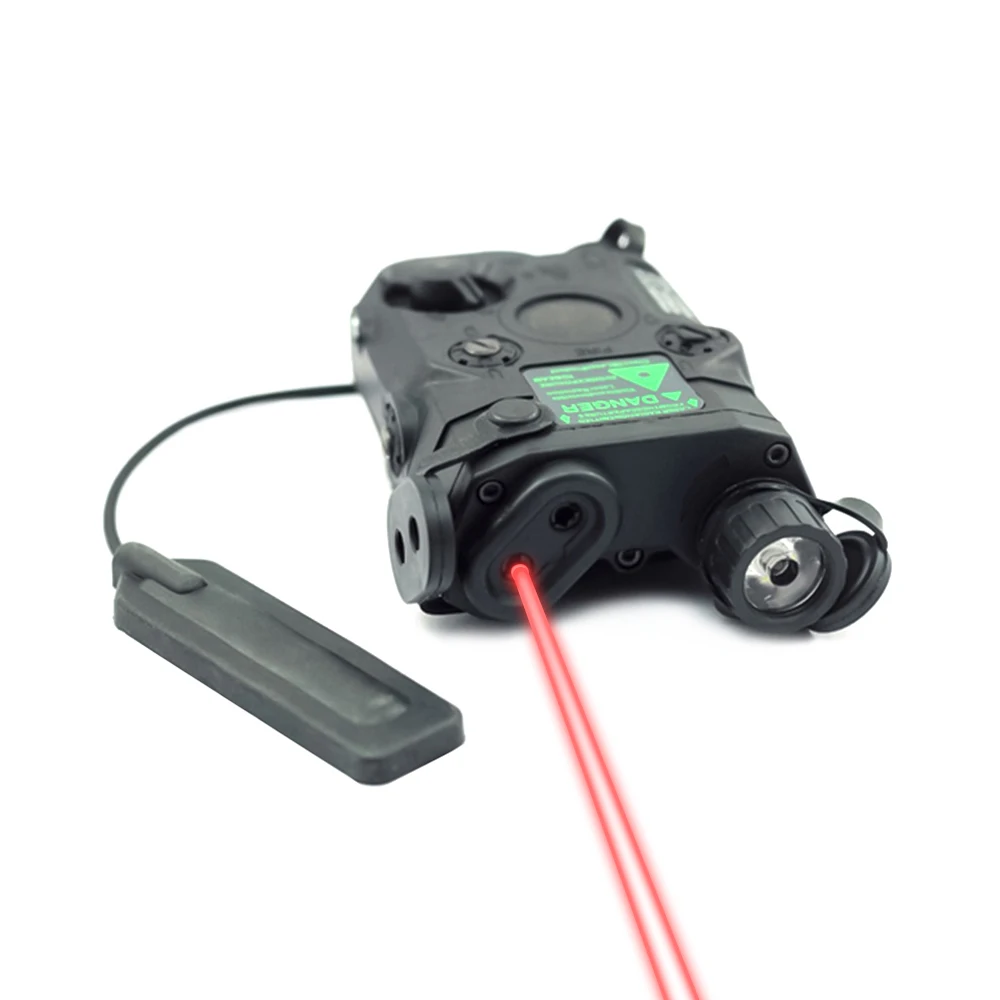 Tbfma AN/PEQ 15 Red Dot лазерный 3 режима с Белый светодиодный фонарик и ИК объектив для 20 мм