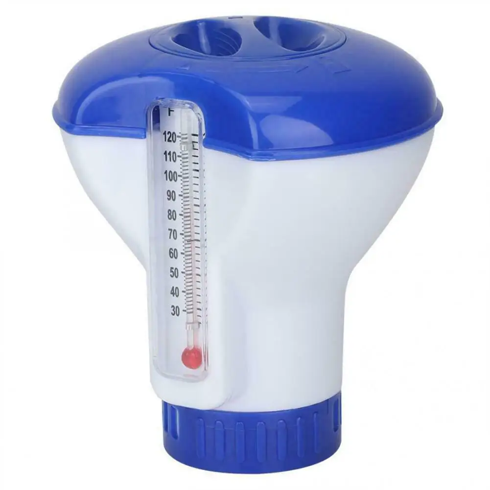 

Swimming Pool Floating Chemical Chlorine Dispenser Swimming Pool Accessories Thermometer Disinfection Automatic Applicator Pump