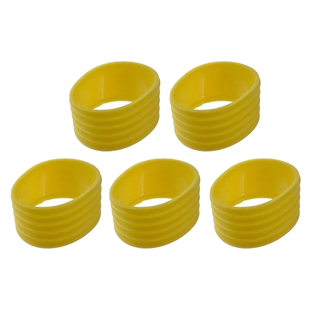 

5x Stretchy Tennis Racquet Grip Ring Sweat Absorbing Handle Fix Ring Grip Band