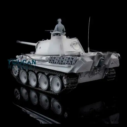 Heng Long 1/16 Snow 6 0 пластиковая немецкая пантера G RTR RC Танк 3879 стальная коробка передач