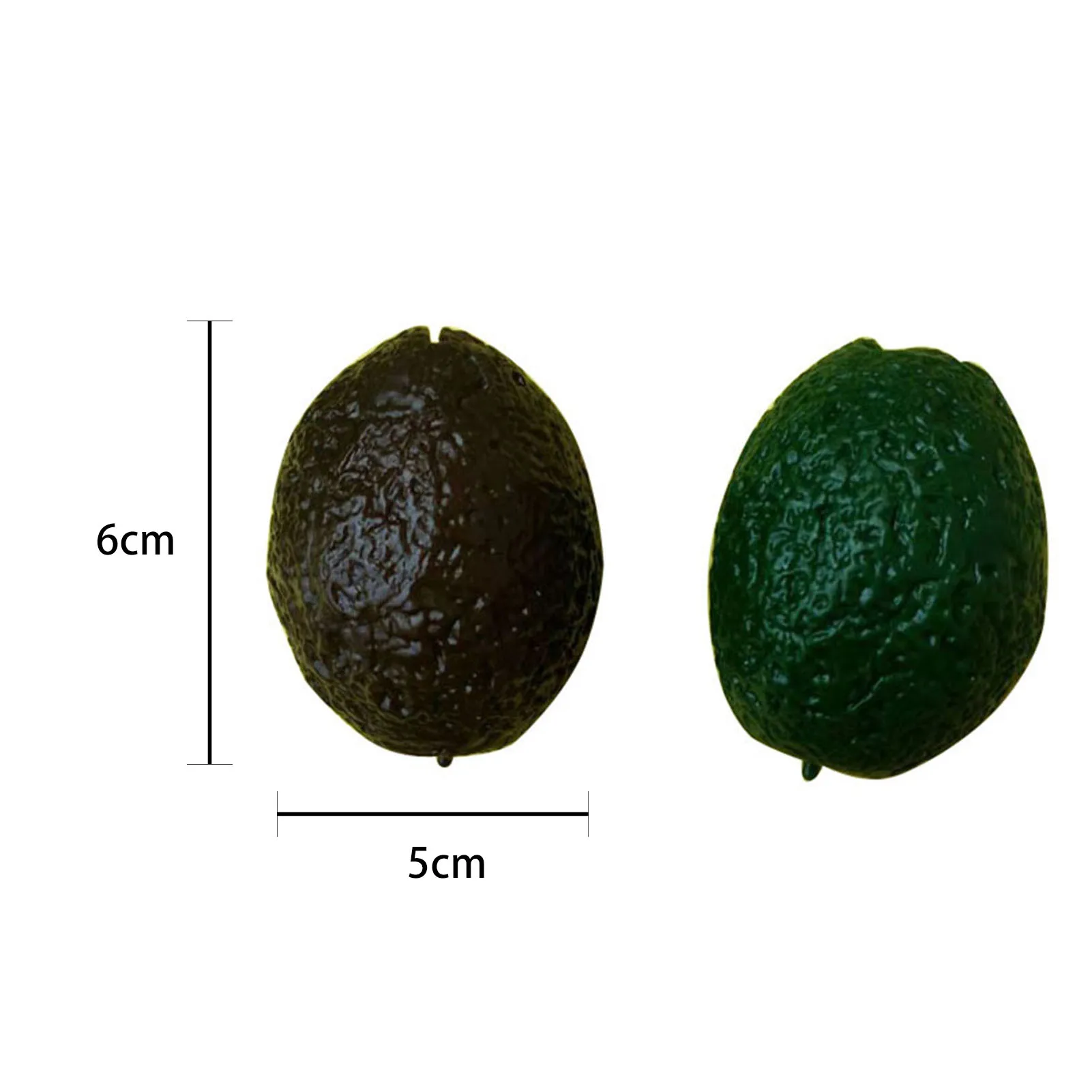 

12PCS Stress Relief Toys Novelty Toy Novelty Stress Ball Avocado Pinch Toy TPR Decompression Stress Relief Fun Toy