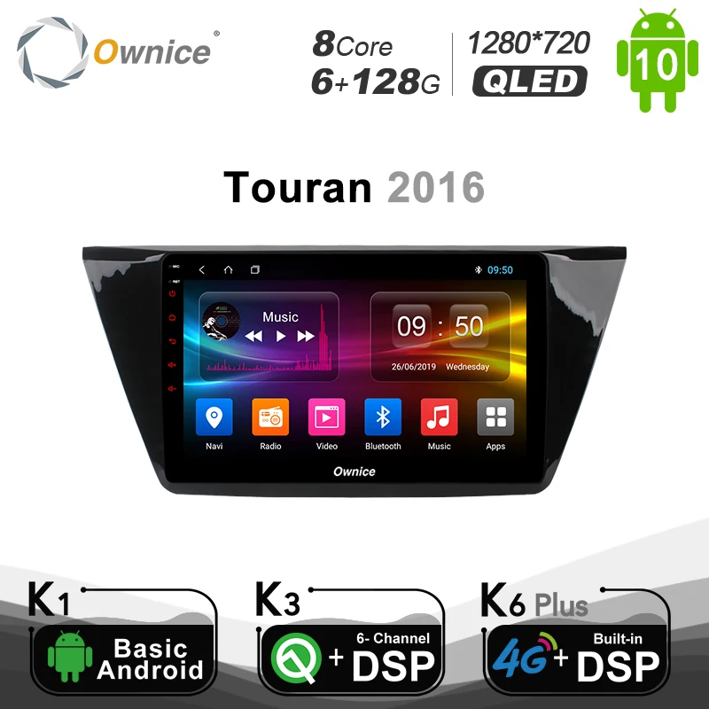 6G + 128G Ownice Octa 8 Core для Volkswagen VW Touran 2016 Android 10 0 автомобильный DVD навигатор радио плеер