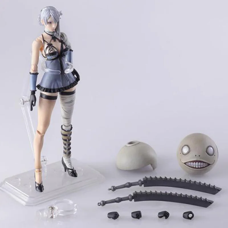 

14cm Game NieR:Automata Kaine Anime Action Figure Beauty Girl GK Joint Movable PVC Toys Collection Doll Anime Cartoon Model