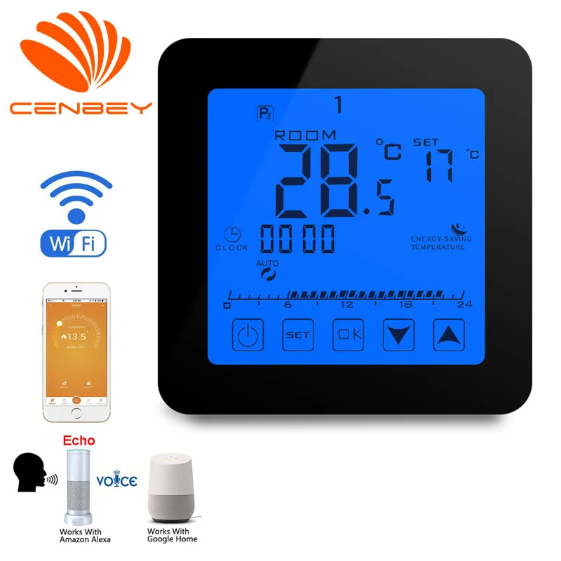 wifi thermostat термостат регулятор температуры термостат для котла терморегулятор для котла терморегулятор для теплого пола wifi термостат котел room thermostat термостат на тёплый пол boiler терморегулятор 220 в echo