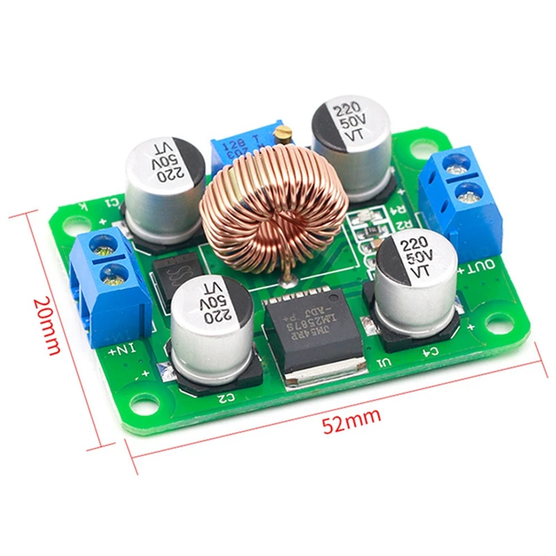 Модуль повышения мощности LM2587 DC модуль повышающего преобразователя постоянного