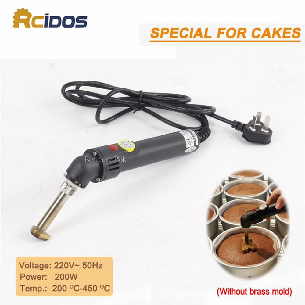 MT-W200 RCIDOS ручка электрический торт Марка позолоченная кожа штамповочная машина 220