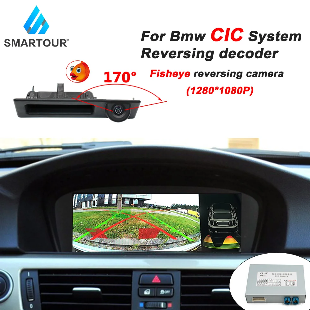 

Car Camera Interface For Bmw CIC MINI Cooper Countryman Clubman R56 2010-2015 Parking System Retrofit Rear View 360 Camera