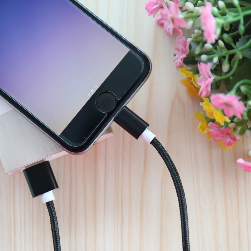 PHOMAX Micro USB кабель 5V2A с нейлоновой оплеткой для синхронизации данных и зарядки samsung