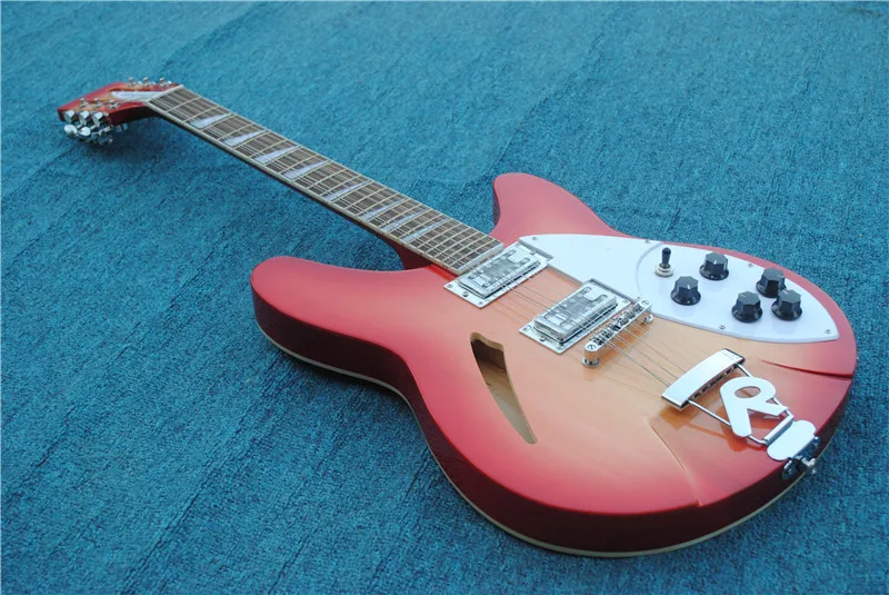 

2020High quality 12 String Electric Guitar, Ricken 360 Electric Guitar,Cherry red Burst body,Rosewood fingerboard,free shipping