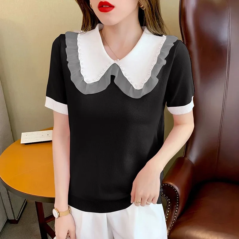 

Tops lvory T Shirt Women Short Sleeve Tshirt Women T Shirt Cotton Tee Shirt Femme