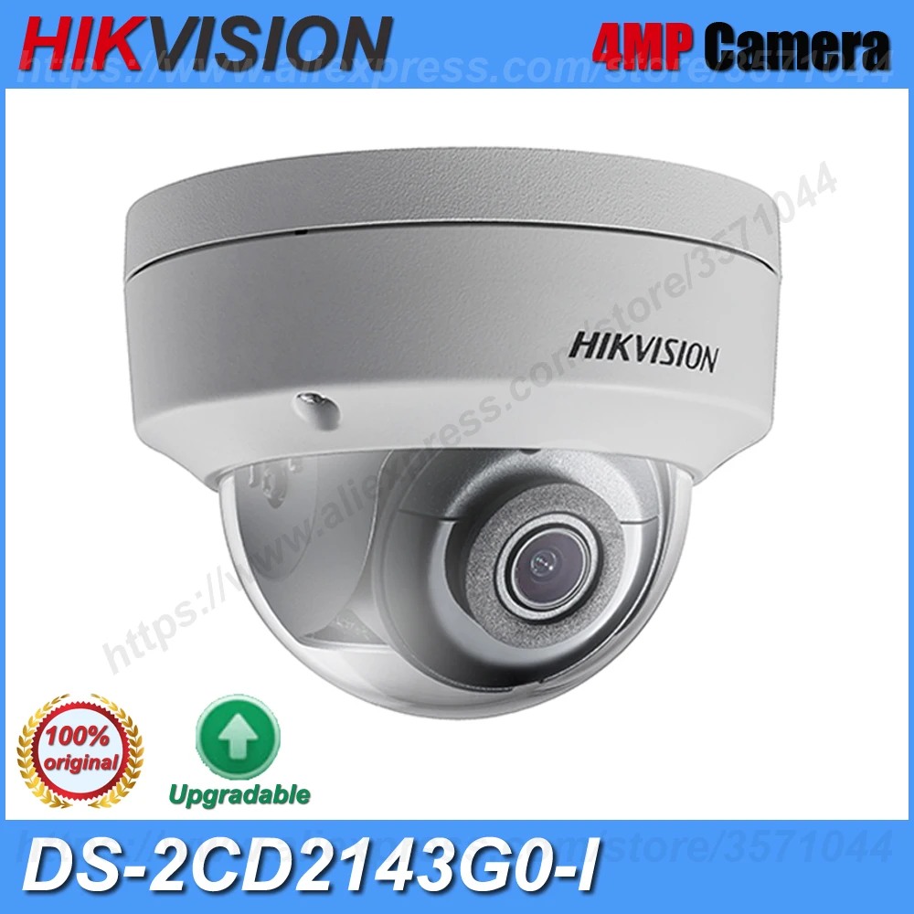 

Original hikvision surveillance DS-2CD2143G0-I replace DS-2CD2142FWD-I IP camera POE 4MP Dome IR CCTV H265 Firmware Upgrade