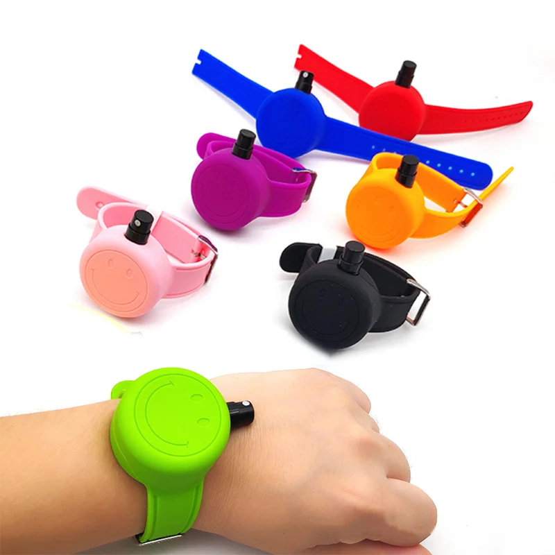 

Portable Soap Dispenser Wristband Hand Dispenser Sanitizer Silica Gel Sanitizing Bracelet Wearable Pumps gel desinfectante 2021#