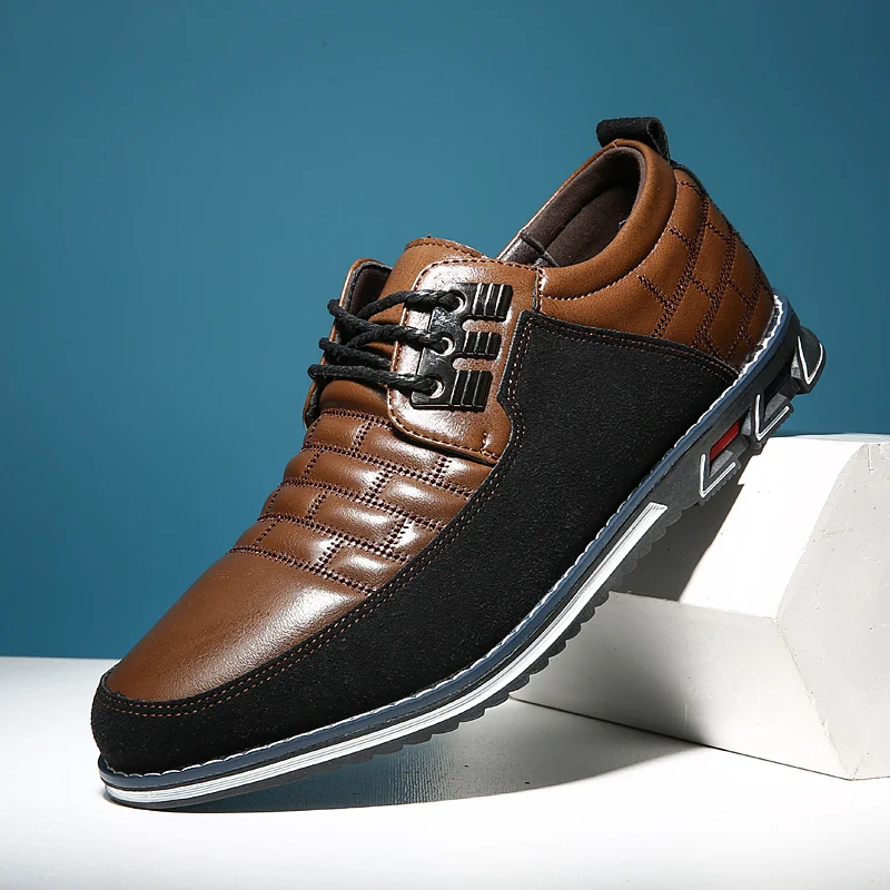 

Mens designer shoes Big Size 38-48 Oxfords Leather Men Shoes Fashion Casual Slip On Formal Business Wedding Dress Shoes