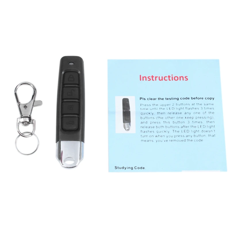 

433Mhz Remote Control Garage Gate Door Opener Remote Control Duplicator Clone Cloning Code Car Key
