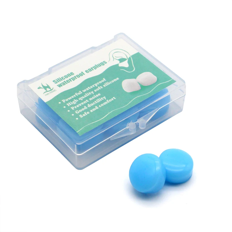 6 шт = 1 коробка плавательные силиконовых затычек для ушей анти Шум путешествия