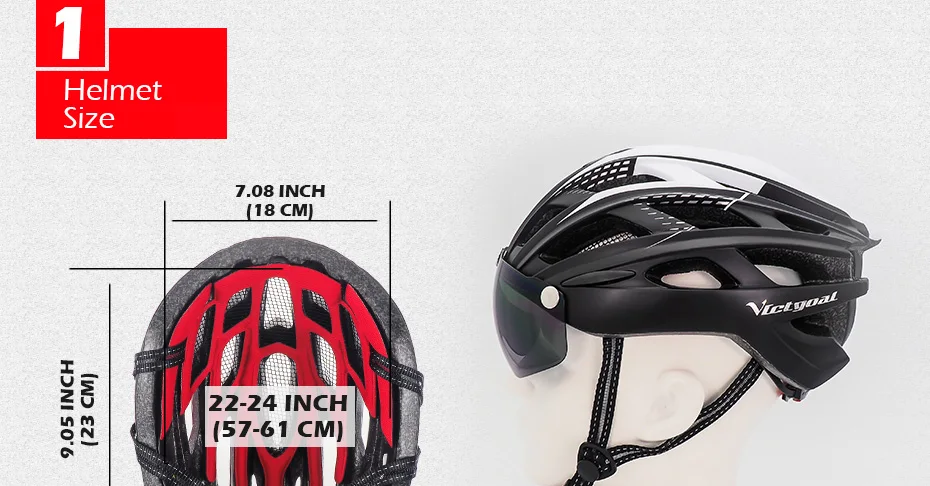 Victgoal велосипедный шлем для мужчин поляризованные очки MTB велосипедные шлемы сверхлегкие дорожные горные велосипедные очки шлем дропшиппинг