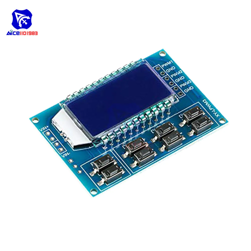 3 полосный генератор сигналов diymore 1 Гц 150 кГц модуль платы ШИМ импульсная частота