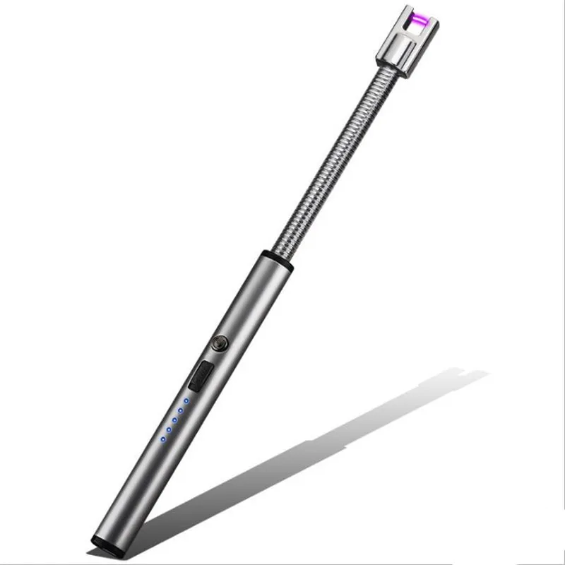 Перезаряжаемая кухонная зажигалка для свечей с длинной ручкой электрическая