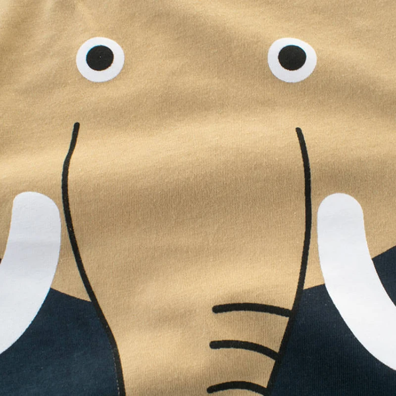 

Tee Children Tops Kids Boys Girls T-Shirts Clothing Tops Clothes Print Cartoon Cotton Animal T Shirts Short Sleeves New 2021