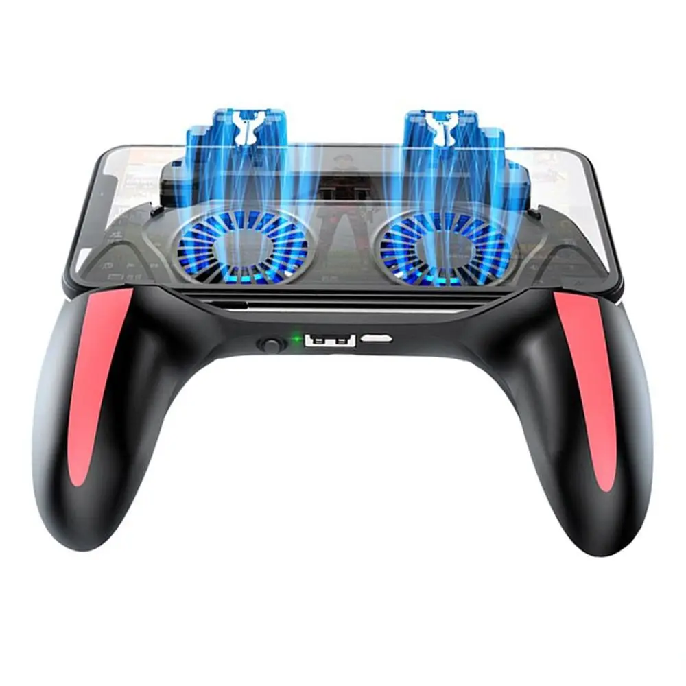 

Bakeey H10 Wireless Gamepad Portable Joystick Gaming Controller With Cooling Fan For Phone Game Console Video Fan Gamepads