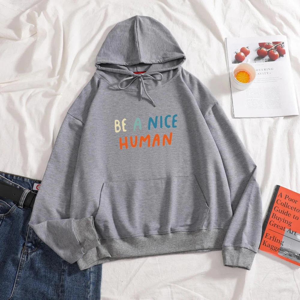 

Осенний комплект с надписями свитер с капюшоном из хлопка и толстовки Женская Повседневная белая модная толстовка с капюшоном с длинными р...