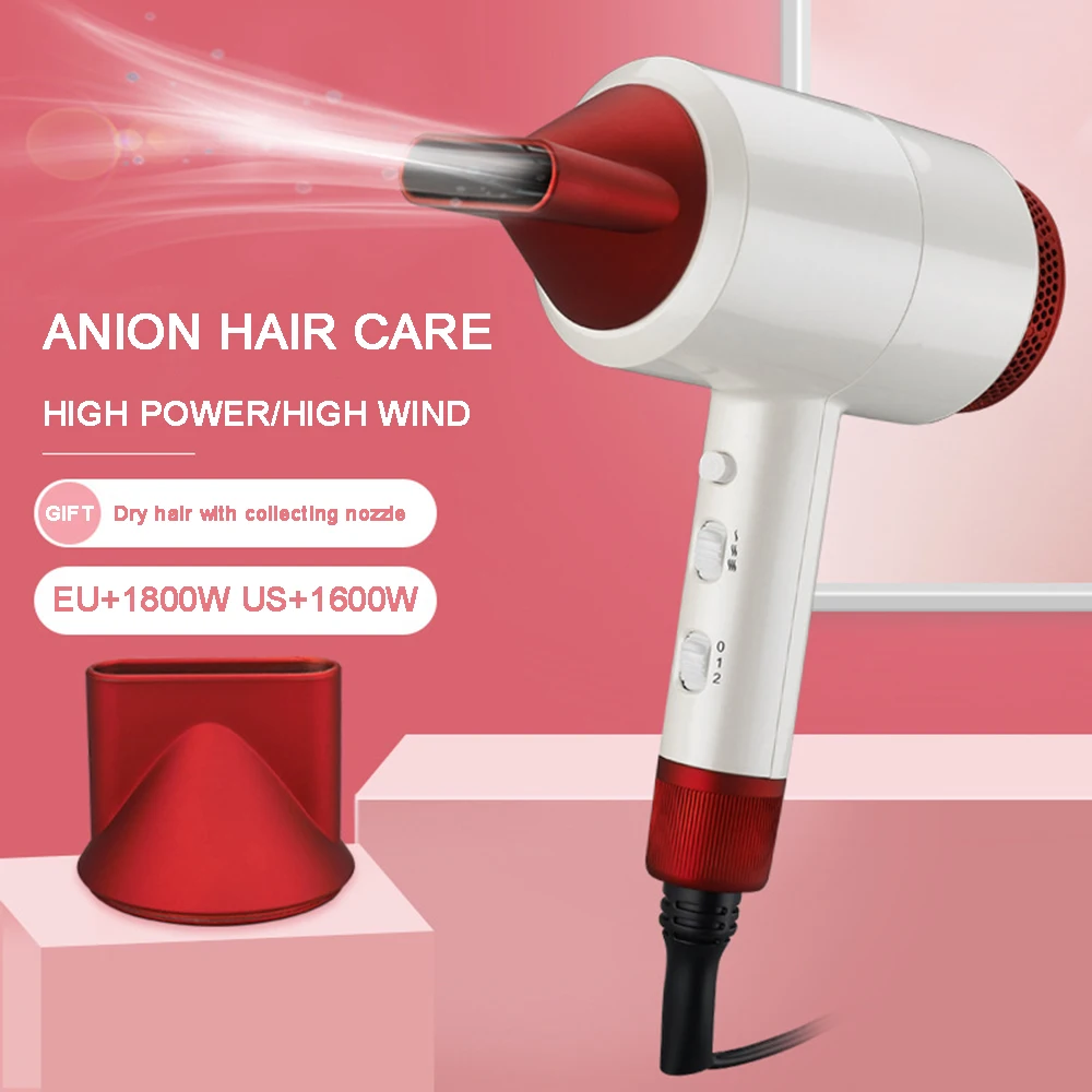 Фен для волос с функцией горячего и холодного воздуха 2 скорости 3 режима|Фены