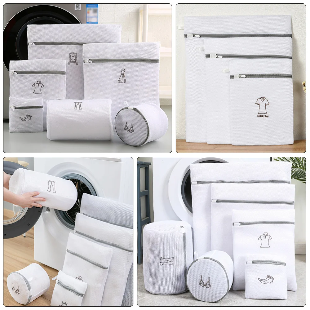 

1 Set/6pcs Practical Clothes Protection Bag Creative Laundry Storage Bag
