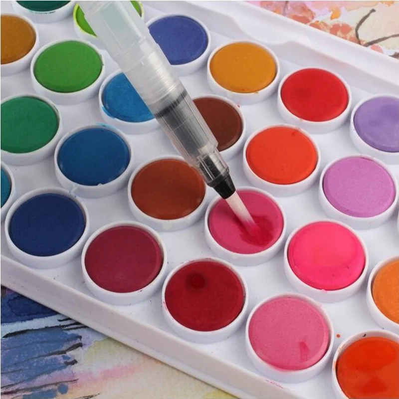 Многоразовая цветная ручка для рисования 3 шт./лот кисть художников студентов