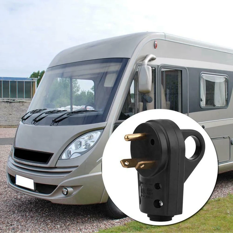 Досуг 30 Ампер Rv штепсельная вилка Мужской конец Tt 30P Замена с удобная рукоятка