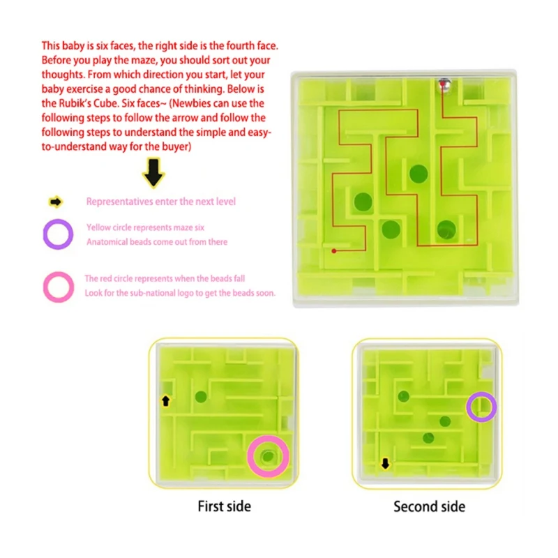 (Случайный Цвет) Развивает интеллект волшебный куб детская головоломка