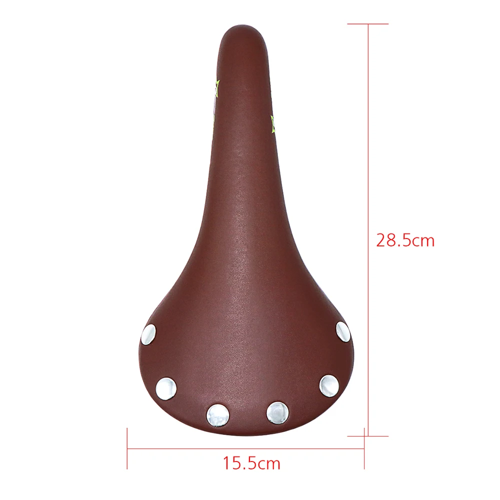 Велосипедное седло ROCKBROS мягкое переднее из ПВХ кожи в ностальгическом стиле с