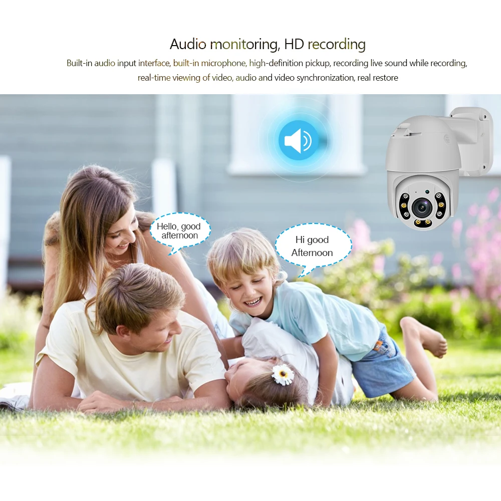 H.265 4/8CH 5MP HD Audio Wireless NVR Kit P2P Indoor Outdoor IR Night Vision Security Onvif IP Camera WIFI CCTV System | Безопасность и