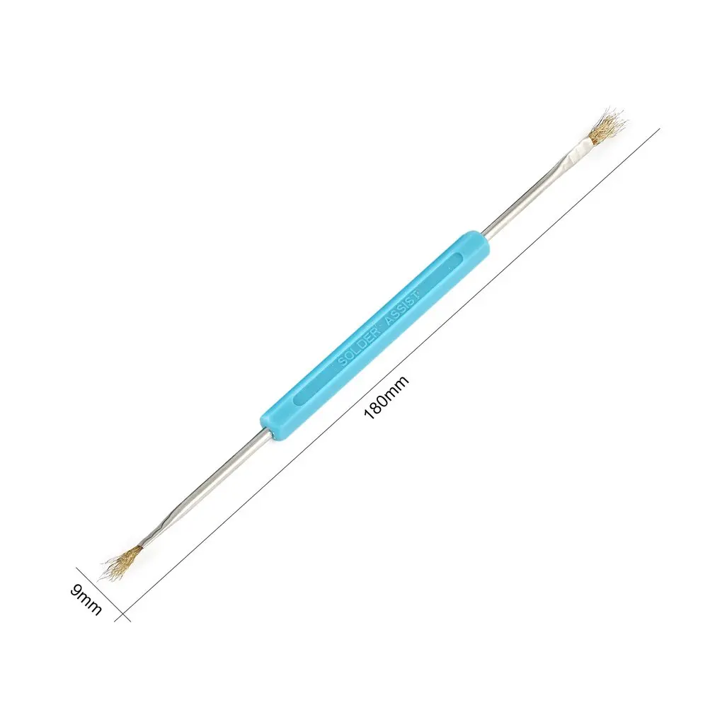 

6Pcs Welding Solder Soldering Station Iron Tool Electronic Heat Assist Set Knife Fork Reamer Chip Hold Brush Needle Kit