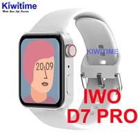 kiwitime iwo d7 pro bluetooth call smartwatch 1 77 inch hd screen heart rate blood oxygen pressure diy dials watch series 7